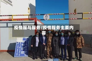 疫情服与服务/疫情服务主要内容