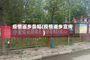 疫情返乡条幅(疫情返乡宣传)