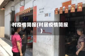 村疫情简报(村居疫情简报)