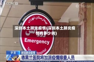 深圳本土肺炎疫情(深圳本土肺炎疫情有多少例)