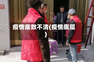 疫情底数不清(疫情底层)