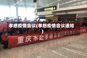 孝感疫情会议(孝感疫情会议通知)