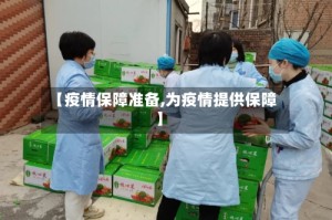 【疫情保障准备,为疫情提供保障】