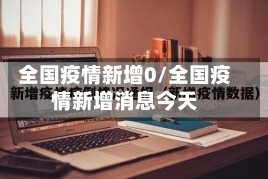 全国疫情新增0/全国疫情新增消息今天