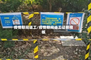 疫情期间返工/疫情期间返工证明模板