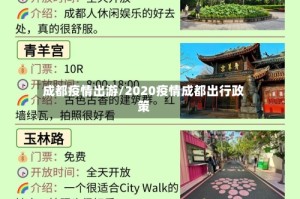 成都疫情出游/2020疫情成都出行政策