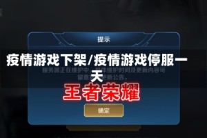 疫情游戏下架/疫情游戏停服一天