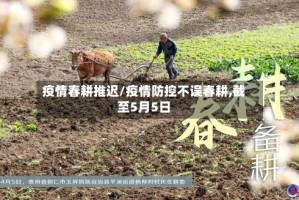 疫情春耕推迟/疫情防控不误春耕,截至5月5日