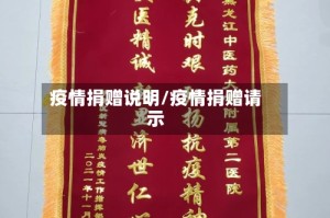 疫情捐赠说明/疫情捐赠请示