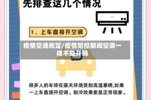 疫情空调规定/疫情防控期间空调一律不能开吗