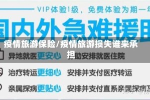 疫情旅游保险/疫情旅游损失谁来承担