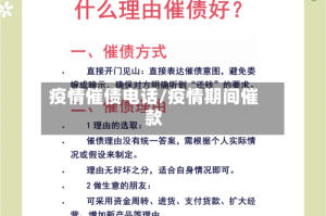 疫情催债电话/疫情期间催款