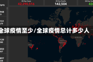 全球疫情至少/全球疫情总计多少人