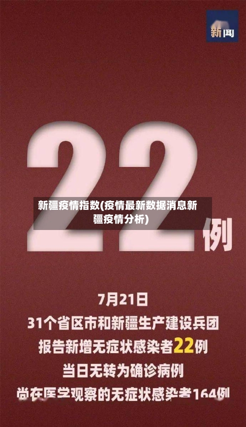 新疆疫情指数(疫情最新数据消息新疆疫情分析)-第1张图片