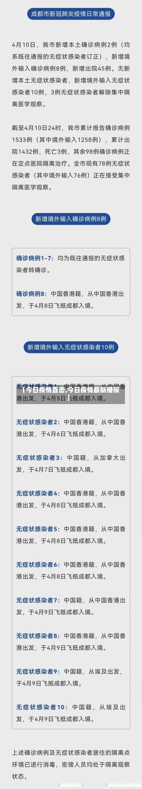 【今日疫情直击,今日疫情最新播报】-第1张图片