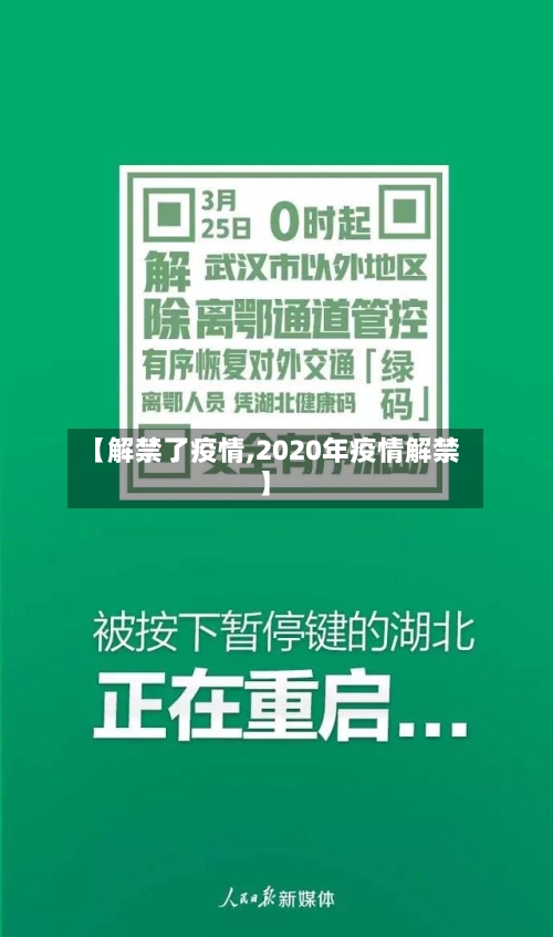 【解禁了疫情,2020年疫情解禁】-第1张图片