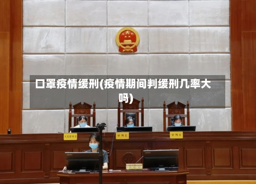 口罩疫情缓刑(疫情期间判缓刑几率大吗)-第2张图片