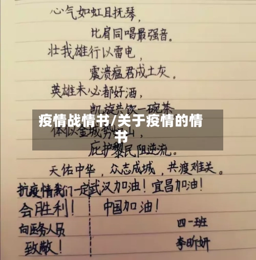 疫情战情书/关于疫情的情书-第1张图片