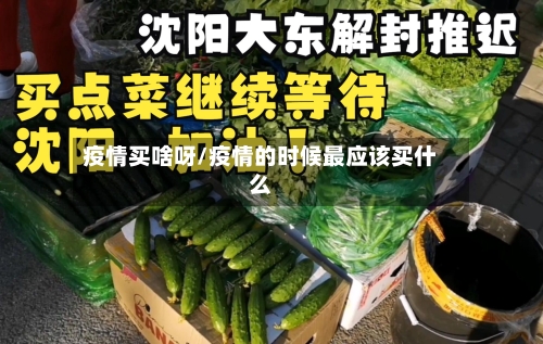 疫情买啥呀/疫情的时候最应该买什么-第1张图片