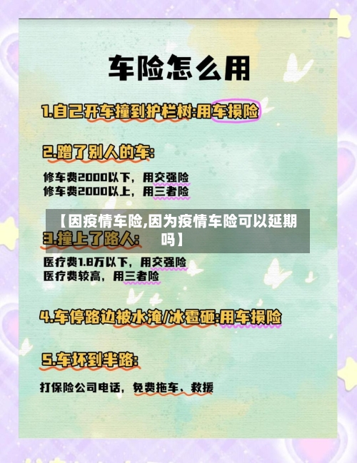 【因疫情车险,因为疫情车险可以延期吗】-第3张图片