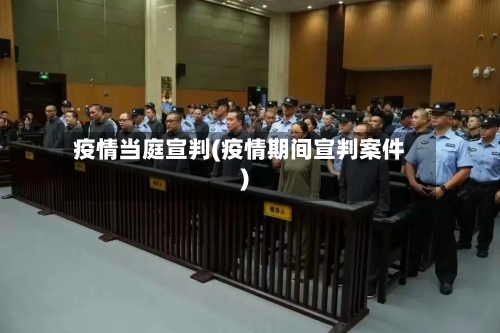 疫情当庭宣判(疫情期间宣判案件)-第2张图片