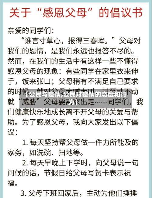 【公民与疫情,公民对疫情的态度和行为】-第2张图片