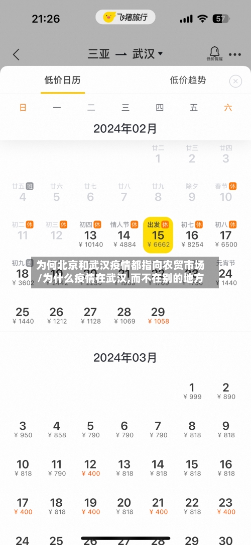 为何北京和武汉疫情都指向农贸市场/为什么疫情在武汉,而不在别的地方-第1张图片