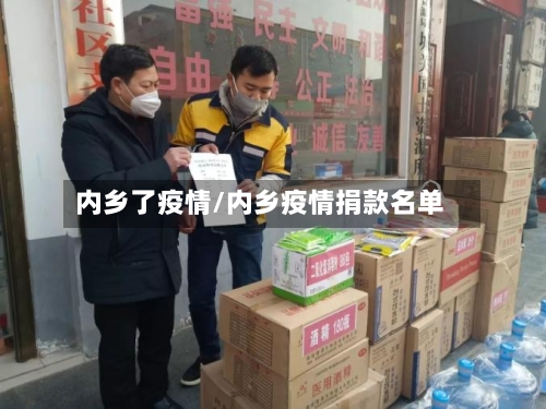 内乡了疫情/内乡疫情捐款名单-第2张图片