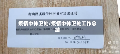 疫情中体卫处/疫情中体卫处工作总结-第2张图片